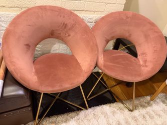 Velvet accent chairs -2