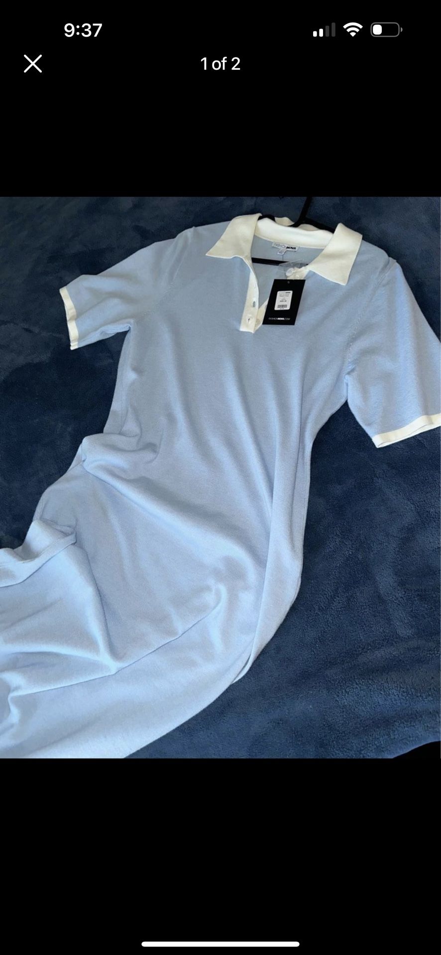 Light Blue Maxi Dress Fashion Nova