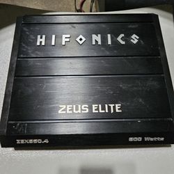 Hifonics Zeus Elite ZEX650.4 600Watts