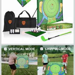 Indoor Chipping Game – The Original Portable Battle Golf Chipping Game for Dad's and Junior Golfers