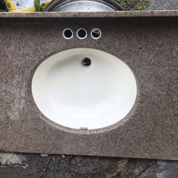 3 Ft Bathroom Vanity Top With Sink