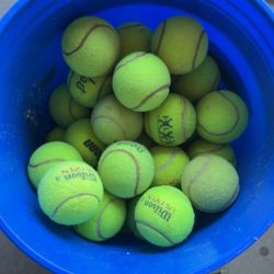 100 Used Tennis Balls + 3 Pack Of New Penn Tennis Balls 