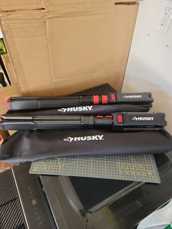 Two Husky 2200 Lumen Tripod Light Bundle