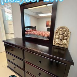 Six Drawer Cherry With Mirror New Comoda Cajonera Bonita Nueva 