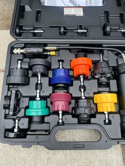 Radiator pressure test kit
