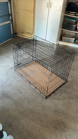 Wire dog cage 36x22x24 tall