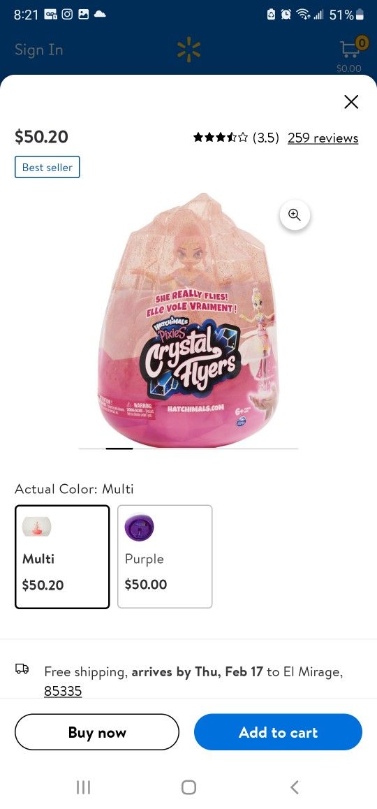 Hatchimals Pixies Crystal Flyers
