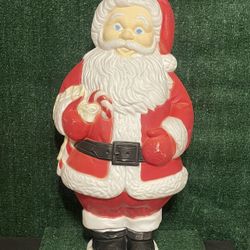 Vtg 29” Santa Claus Blow Mold W/candy Cane Light Up 1999 Grand https://offerup.com/redirect/?o=VmVudHVyZS5GYXN0 Ship
