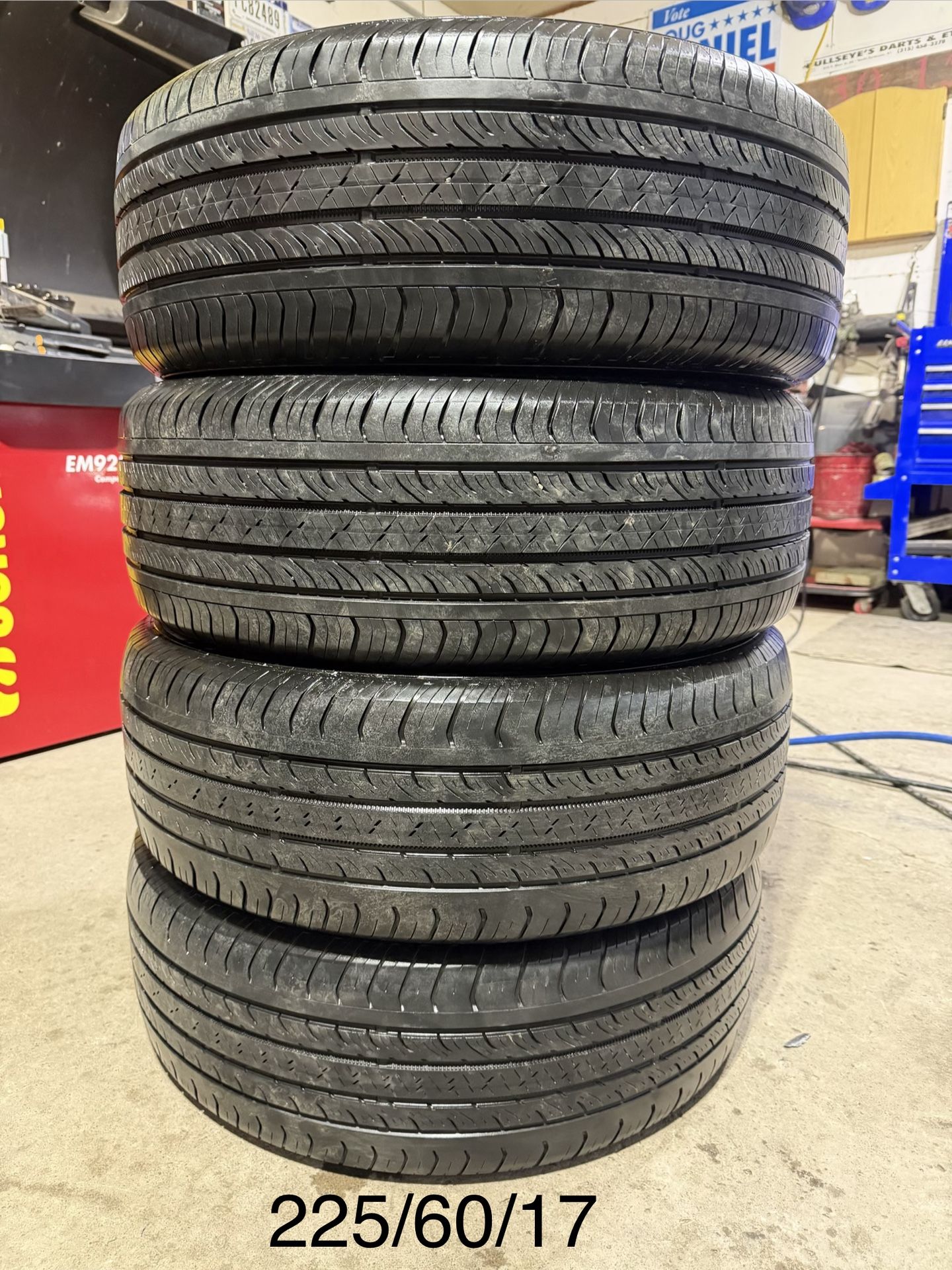 (4) - 225/60/17 Continental ProContact TX Tires