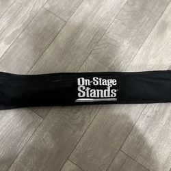 On-Stage SM7122BB Compact Folding Sheet Music Black Metal Stand