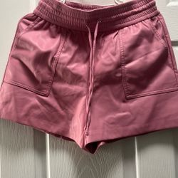 Pink Leather Short EXPRESS 