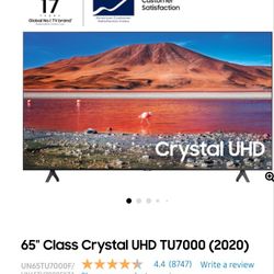 Samsung TV 65 INCH  UN65TU7000 4k 