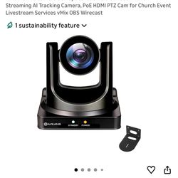 PTZ Camera 30x Optical Zoom 3G-SDI USB IP Live Streaming AI Tracking Camera