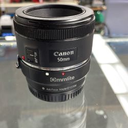 Canon 50mm  EF Lens With Ommlite Autofocus Adapter EF-EOSM (70487151)