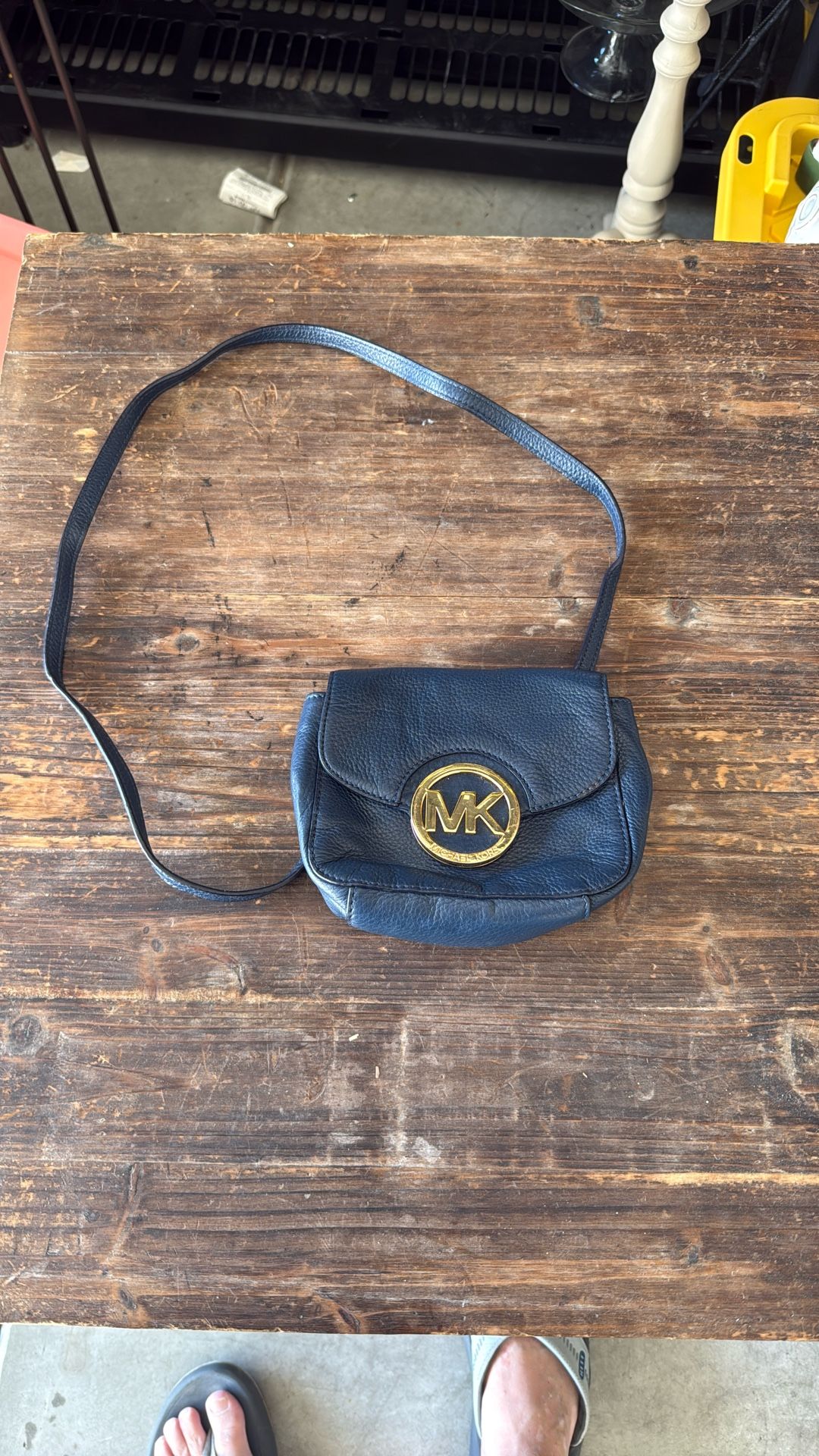 Blue Michael Kors Purse