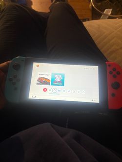 Nintendo Switch with Neon Joy-Cons