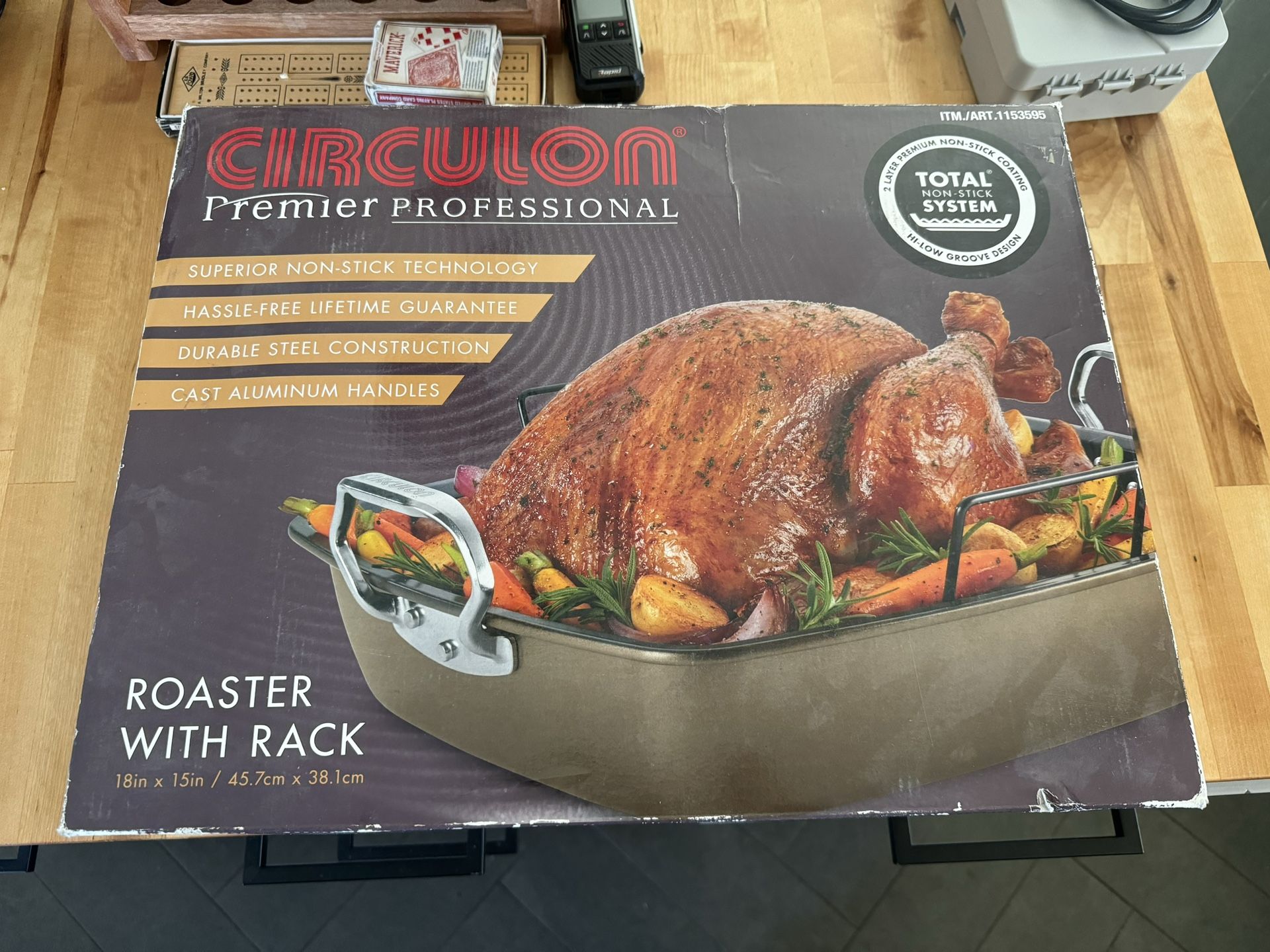 Turkey Roaster With Rack Non Stick