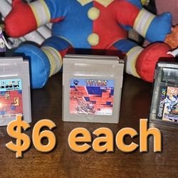 Nintendo Gameboy Games Japanese $6 Each 
