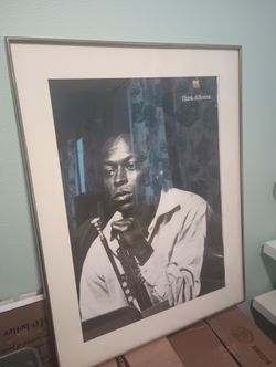 1998 Miles Davis Think Different Apple Poster for Sale in