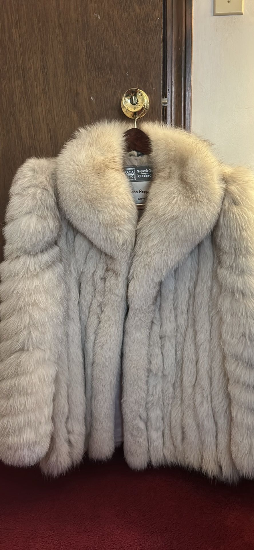 Ranched Fox Fur Coat