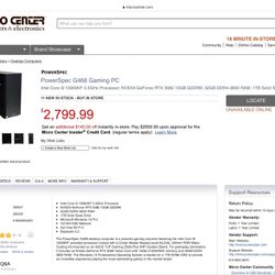 PowerSpec G468 Gaming PC