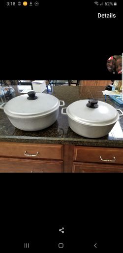 Aluminum pots small $25 large $35