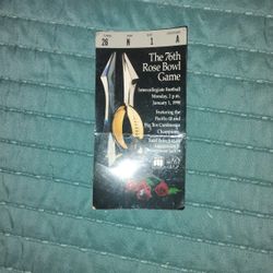 The 76th Rose Bowl Game Ticket