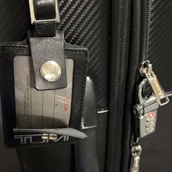 Tumi Luxury Spinner Carry On - Carbon/Ballistic Nylon Combo Luggage