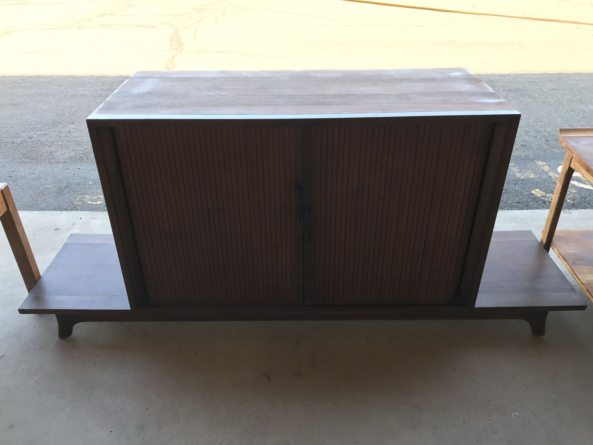 Mid Century Stereo cabinet with turntable