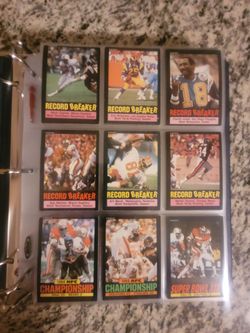 1985 Topps football set ExMt+/NrMt