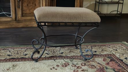 Metal frame ottomans