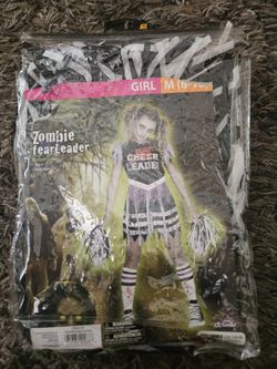 Girls Zobie Cheerleader Costume