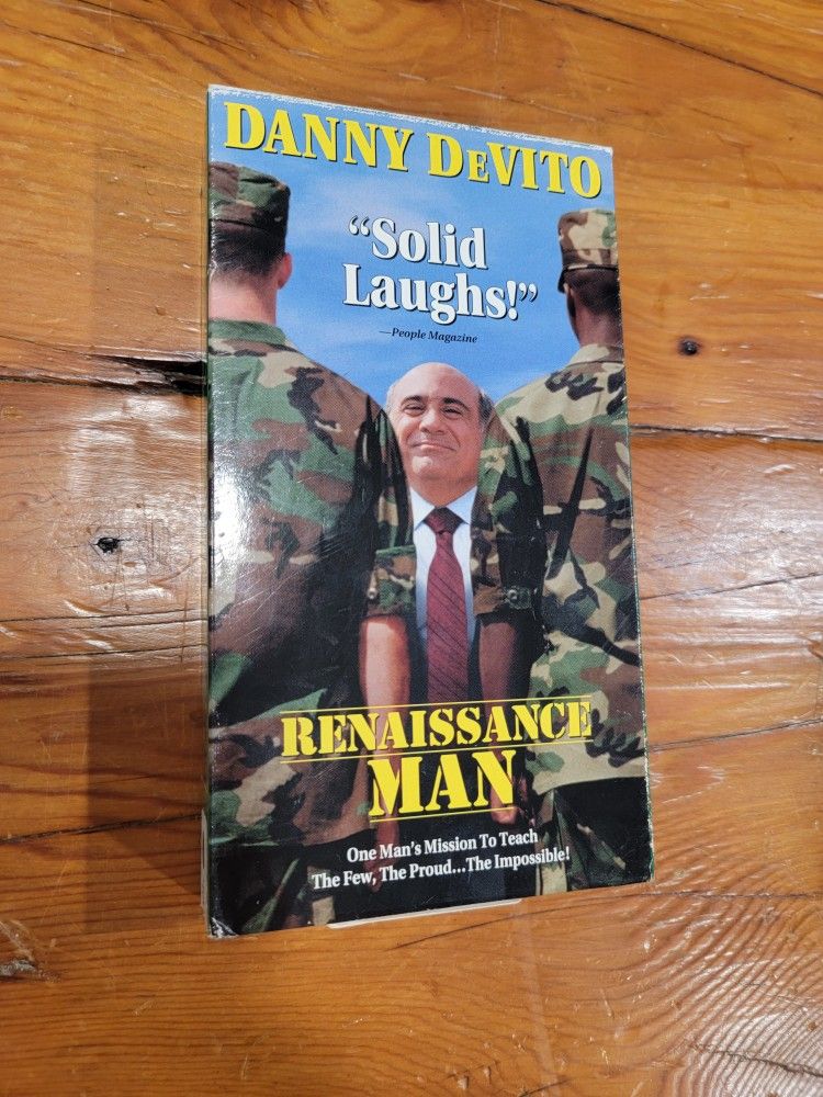 RENAISSANCE MAN Danny DeVito VHS Tape