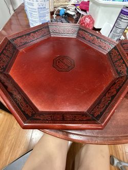 2 Vintage Korean Serving Trays