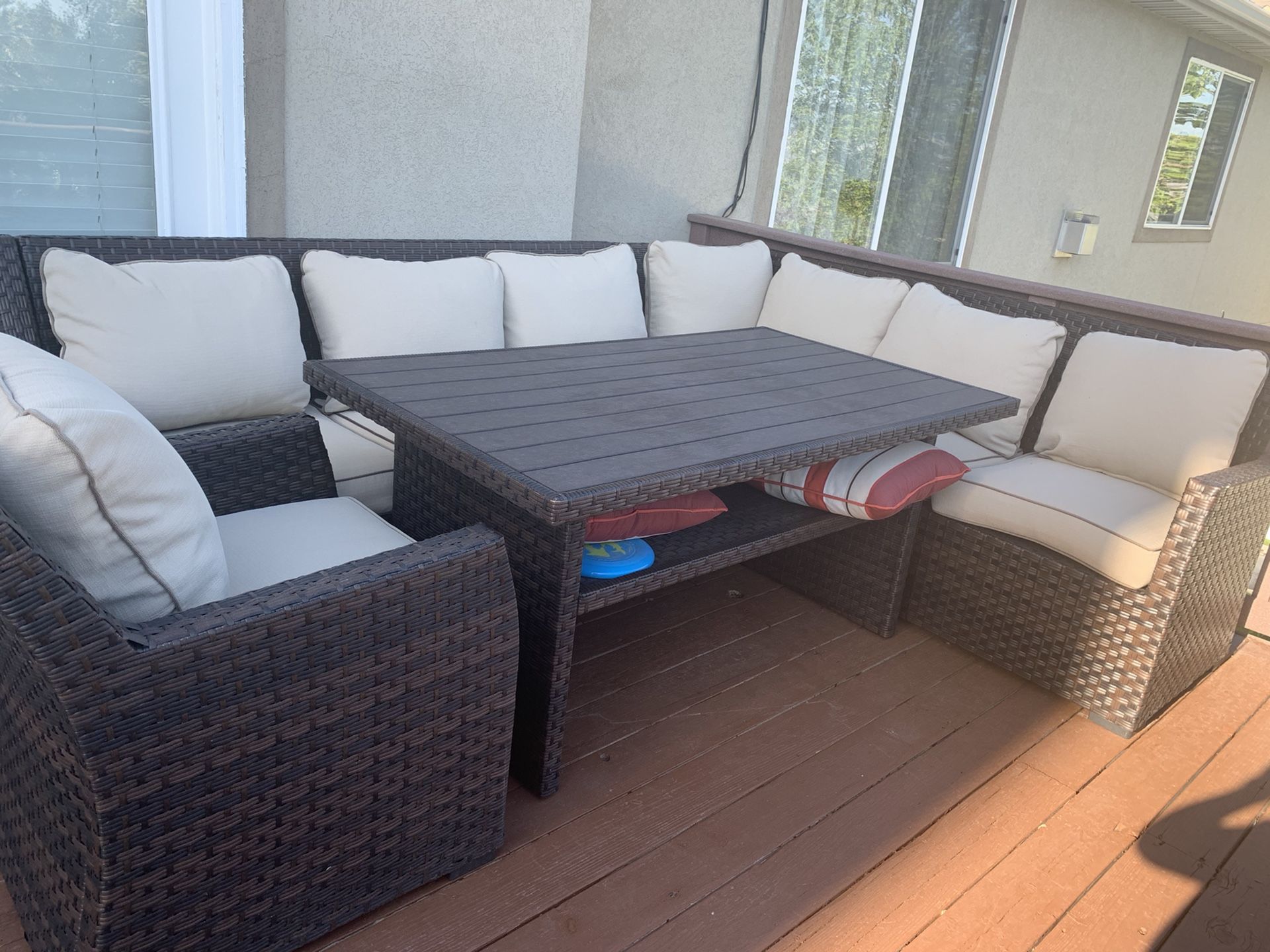 Patio Furniture Set with Umbrella