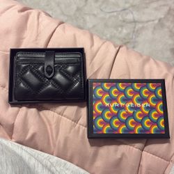 Black Quilted Wallet - Like New
