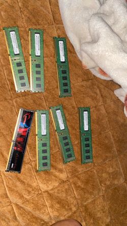 Mixed Desktop RAM Sticks Lot of 7