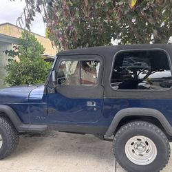 93 Jeep Wrangler Automatic. 4WD. YJ