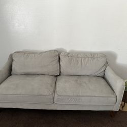 COUCH AND SINGLE CHAIR