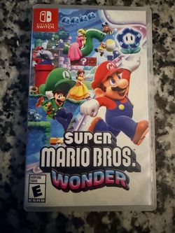 Super Mario bros wonder switch game