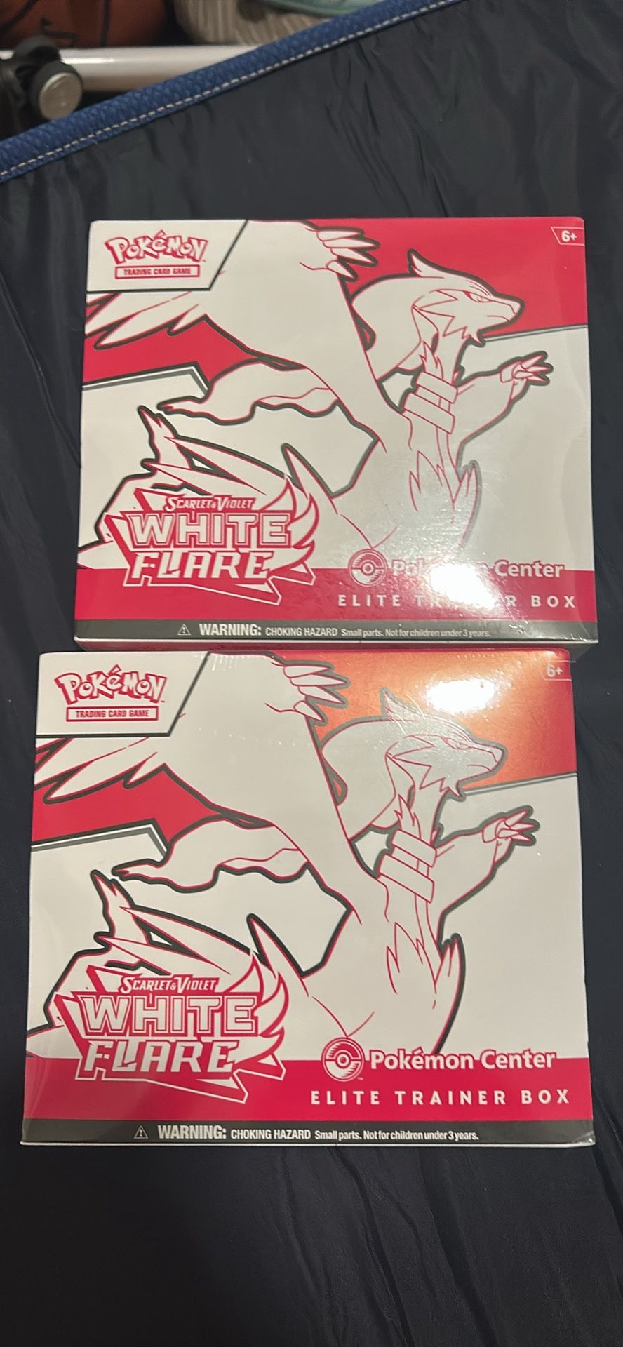 Black Bolt And White Flare Pokemon Center ETBs Pokemon Cards