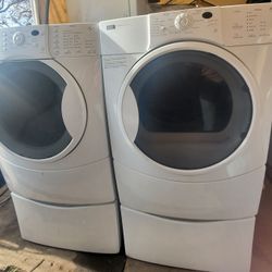 KENMORE ELITE SET WASHER AND ELECTRIC  WORKING PERFECT 