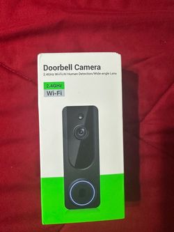 Wi-Fi Doorbell Camera – AI Human Detection / Night Vision / Two-Way Talk