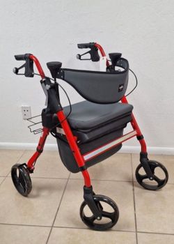 Premium Empower Rollator Walker with Memory Foam Seat