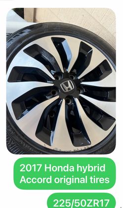 Original tires for 2017 Honda hybrid Accord
