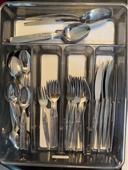 Vintage silverware Amede AEF3 Stainless Steel Flatware Set