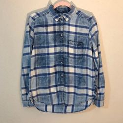 American Eagle Boyfriend Fit Flannel Sz S