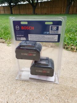 Bosch 18V Profactor 2 Packs 8AH Lithium Battery- NEW