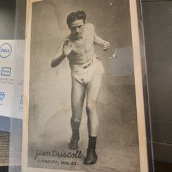1921 Jean Driscoll Boxing Card Ad
