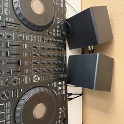 PIONEER DDJ FLX10 CONTROLLER & SPEAKERS & LIGHTS 